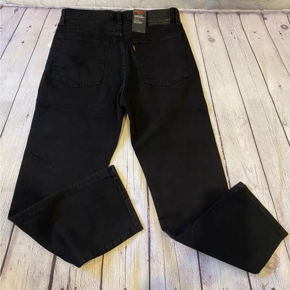 Levi's PremiumWEDGIE STRAIGHT FIT WOMEN'S JEANS; 26x26 Black Sprout - Picture 10 of 12